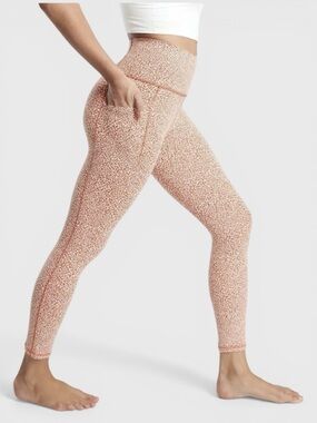 407 NEW! Athleta Salutation Stash II Textured Tight Leggings with Pockets